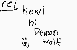 ζωγραφισμενο σχολιο του χρηστη Demon♪Wolf