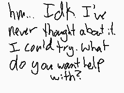 Drawn comment by floofcat