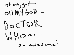 Drawn comment by The Doctor