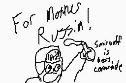 Drawn comment by Molotov