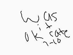 Drawn comment by Ⓐwesome