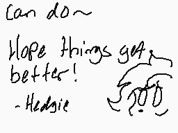 Drawn comment by Hedgie±
