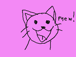 Drawn comment by Star ♥
"mew!"