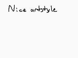 Drawn comment by FrostFire
"Nice artstyle"