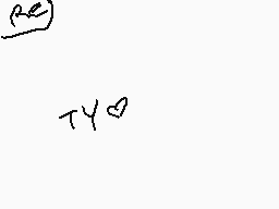 Drawn comment by とloud
"TY"
