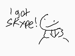 Drawn comment by ↑Gabriel↓
"I got Skype!"
