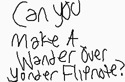 Drawn comment by Wander