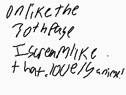 Drawn comment by PikaPerks
"On like the 70th face I scream like. that. love/ganix!"