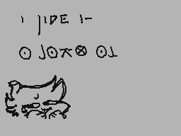 Drawn comment by kip
"1) IDE 1- O J O X O O L"