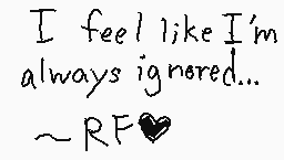 Drawn comment by RiverFlow♥