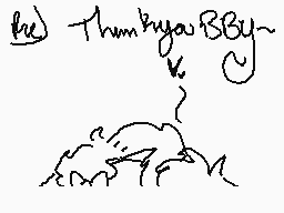 Drawn comment by ※Katalina※
"thx~ BBY~"