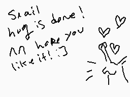 Drawn comment by snail
"Sail hug is done! I hope you like it! :3"