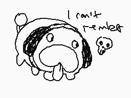 Drawn comment by snail
"I can't remember"