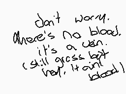 Drawn comment by blue•gal