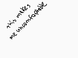 Drawn comment by Everett