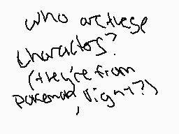 Drawn comment by Emo Child
"who are these characters? {Hence from Poecevad, light?}"