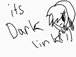 Drawn comment by Aichi 
"its Dark link"
