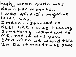 Drawn comment by skyger♥