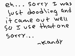 Drawn comment by mario