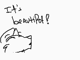 Drawn comment by T.Marshall
"It's beautiful!"