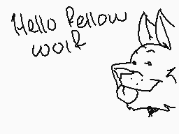 Drawn comment by T.Marshall
"Hello fellow wolf"