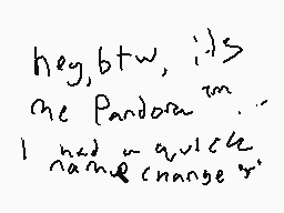 Drawn comment by ×PⒶndorⒶ×