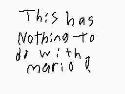 Drawn comment by metalmario