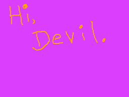 Drawn comment by Alfa Kay™
"Hi Devil."