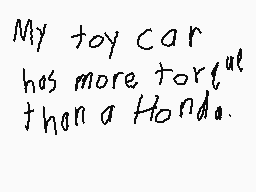 Drawn comment by Danny