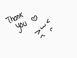 Drawn comment by J○mと W○しf
"Thank you"