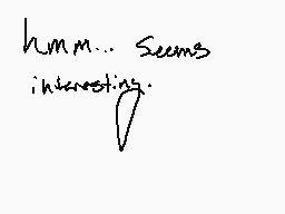 Drawn comment by Roy