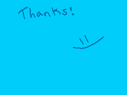 Drawn comment by Shiplemat
"Thanks!"