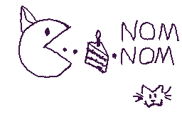 Drawn comment by Bugamashoo
"NOM NOM"