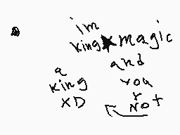 Gezeichneter Kommentar von king☆magic