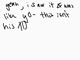 Drawn comment by Goatfc★er