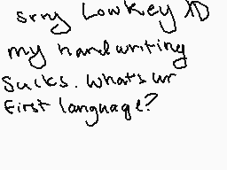 Drawn comment by plzki11me