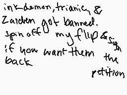 Drawn comment by crack★head