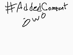 Drawn comment by Ninjagal