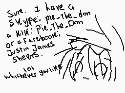 Drawn comment by Pie TheDon