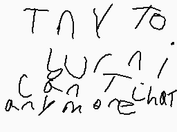 Drawn comment by TkdownⒷurn