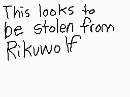 Drawn comment by ☆✕DUST✕☆