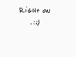 Drawn comment by engel
"Right on ...;}"