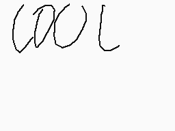 Drawn comment by Crazy Sans
"wol"