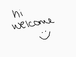 Drawn comment by caro ♥
"hi welcome"