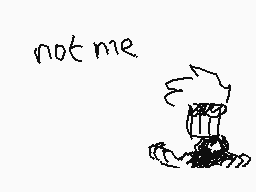 Drawn comment by MNA!
"not me"