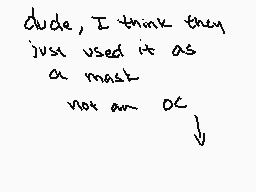 Drawn comment by Ghost Butt