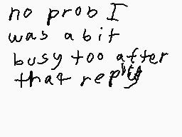 Drawn comment by Dylan