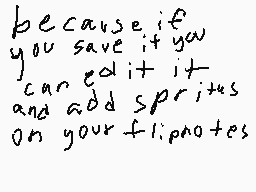 Drawn comment by Dylan