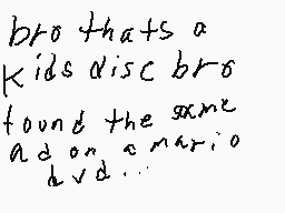 Drawn comment by Dylan