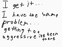 Drawn comment by Dylan